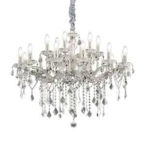 Lustre FLORIAN SP12 transparente/cromado