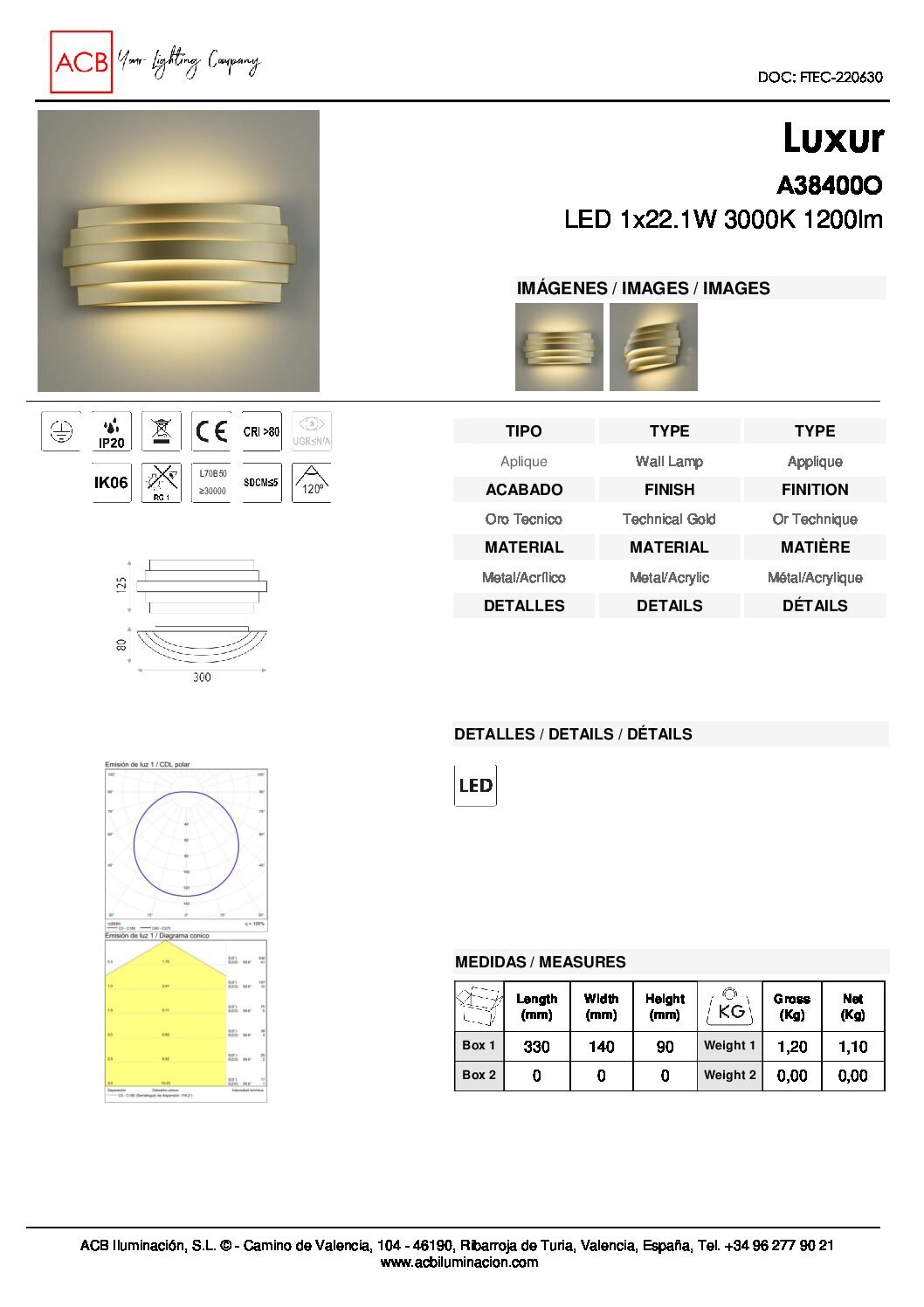 Acb LUXUR dourado - Image 6