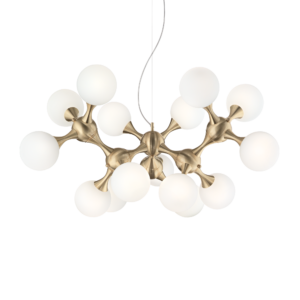 Suspensão NODI SP15 dourado escovado
