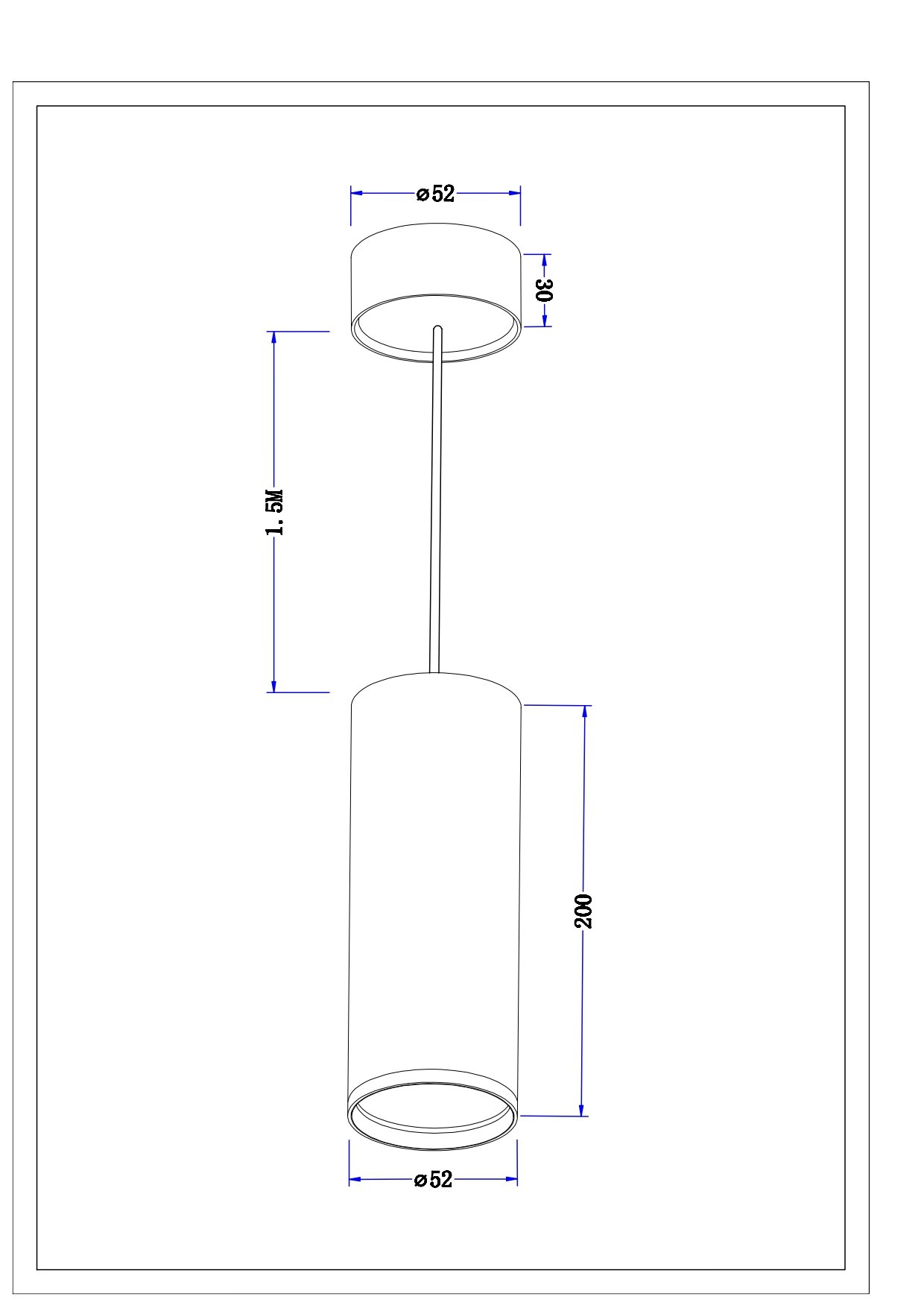 Suspensão SLIM ELEGANT branca - Image 5