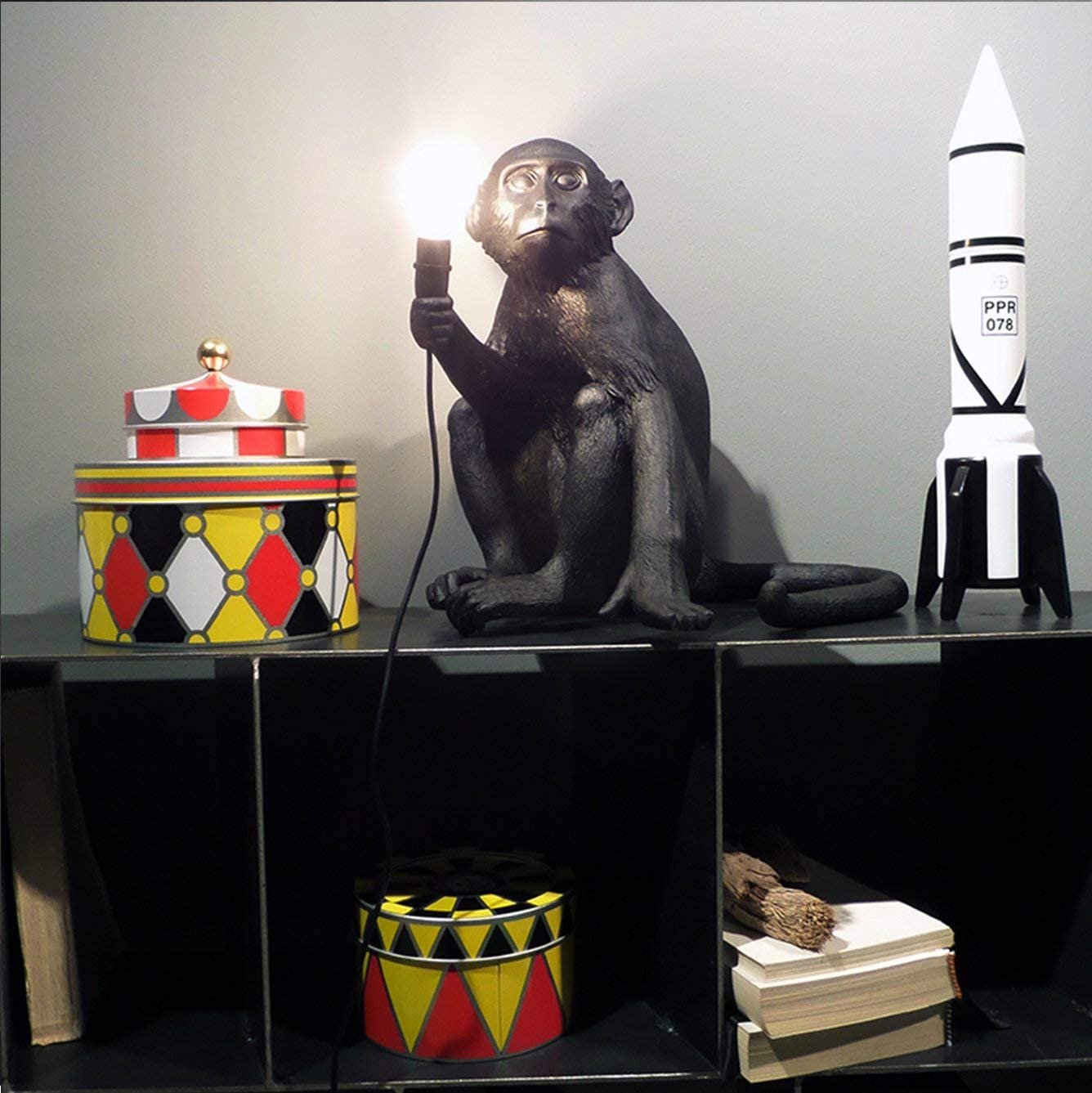 Seletti MACACO sentado preto - Image 6