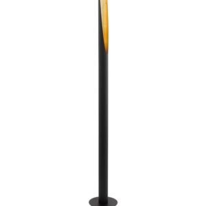 Candeeiro de pé BARBOTTO preto/dourado