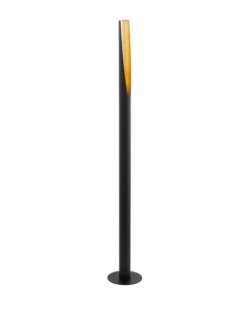 Candeeiro de pé BARBOTTO preto/dourado