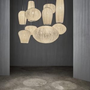 Lustre grande CORAL branco