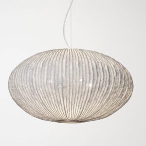 Suspensão grande CORAL SEAURCHIN branca