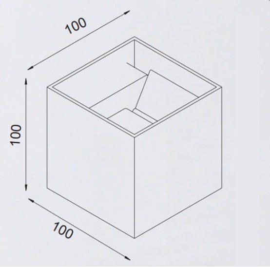 Aplique CUBO preto - Image 4
