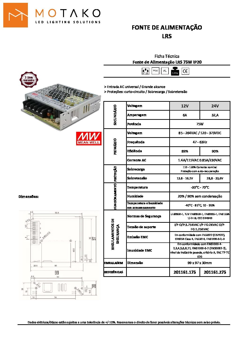 KIT FITA LED DRIVER 12W IP20 2700K - Image 7