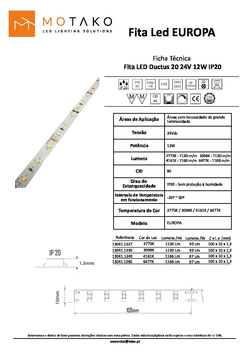 KIT FITA LED DRIVER 12W IP20 2700K - Image 3