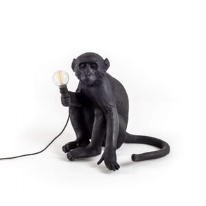 Seletti MACACO sentado preto