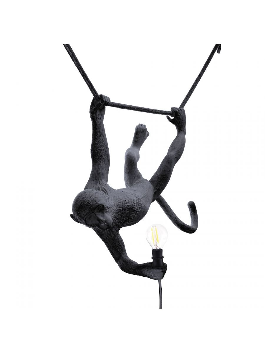 Seletti MACACO pendurado preto