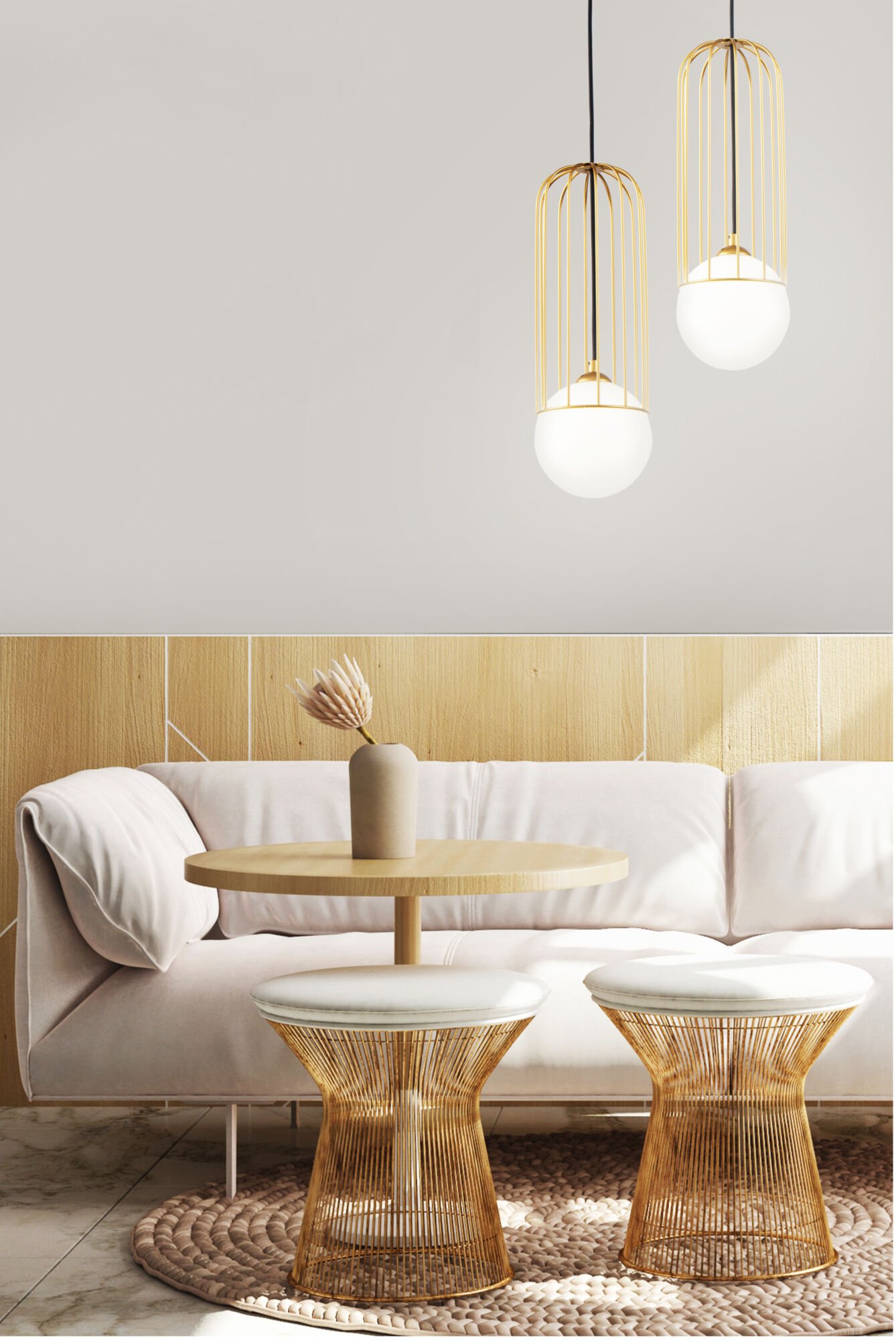 Maytoni TELFORD3 teto dourado - Image 3
