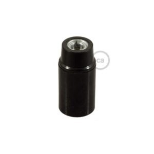 Suporte E14 liso preto