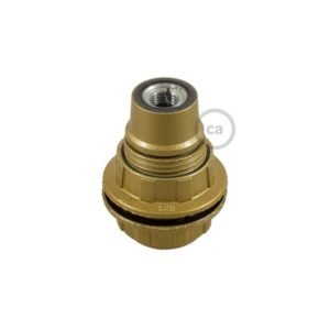 Suporte Roscado E-14 dourado