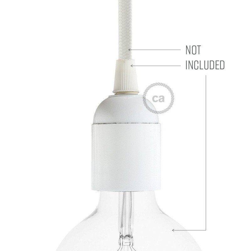 Suporte Liso E-27 branco - Image 3