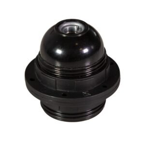 Suporte Roscado E-27 preto