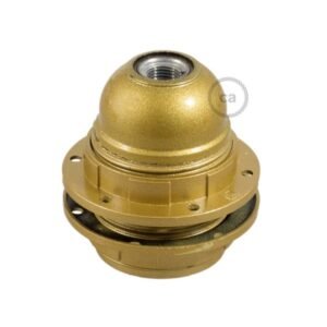 Suporte Roscado E-27 dourado
