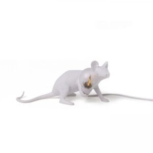 Seletti RATO abaixado branco