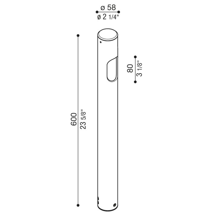 Lombardo AGO BOLLARD H60