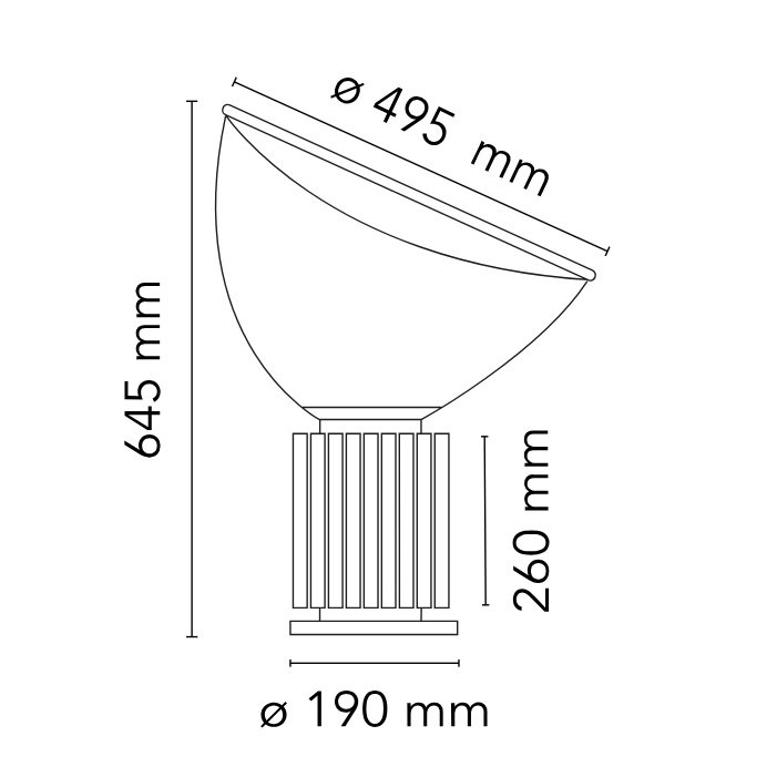 Flos TACCIA vetro
