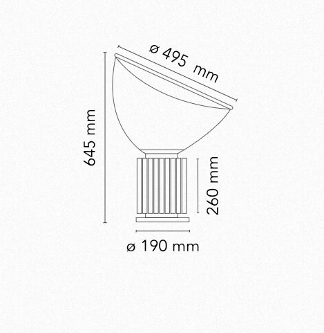 Flos TACCIA pmma