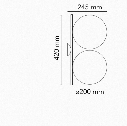 FLOS ICLights C/W1 Double