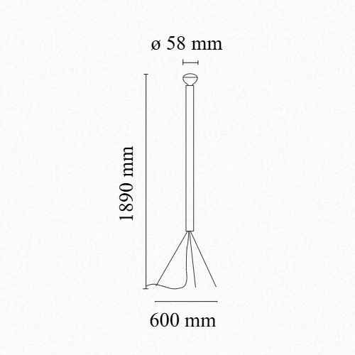 Flos LUMINATOR pé