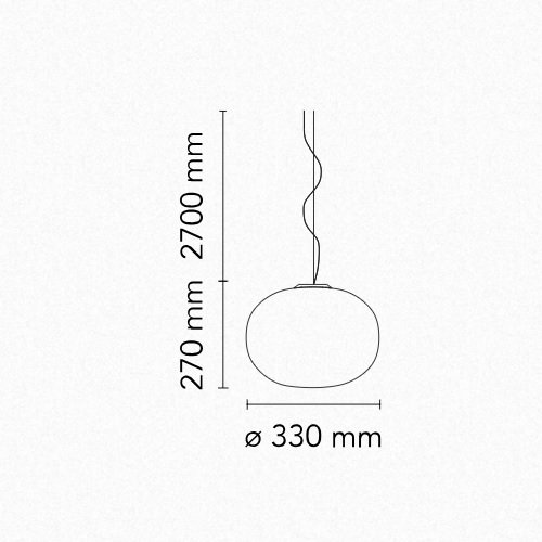 FLOS Glo-Ball Suspenso