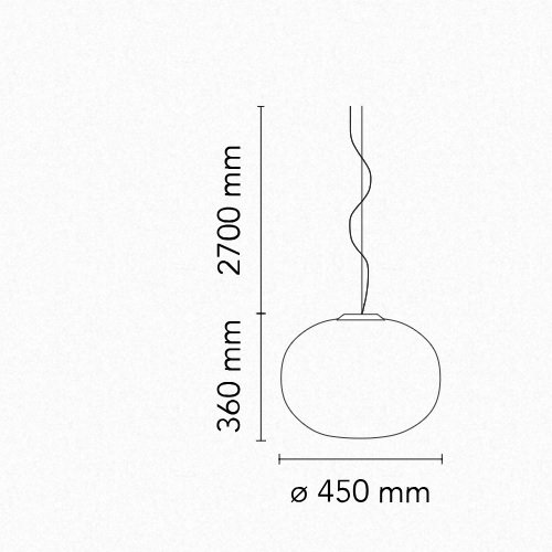 FLOS Glo-Ball Suspenso